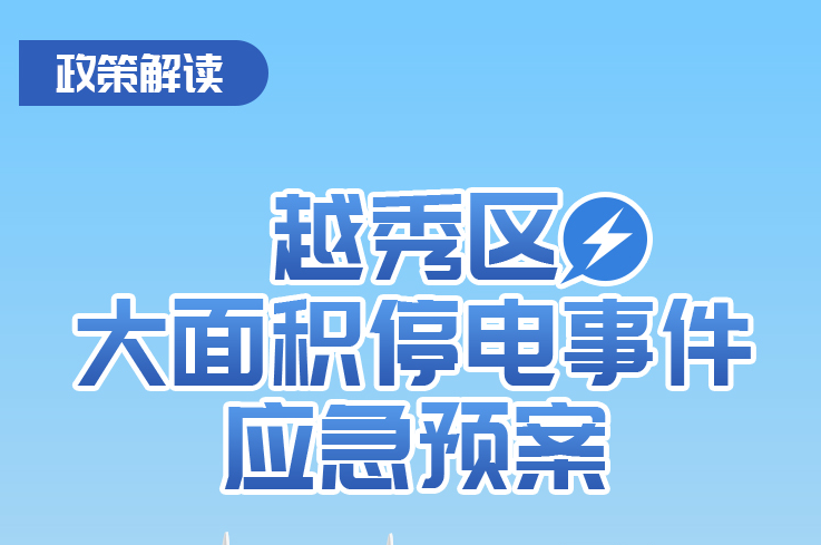 【一图读懂】新葡京博彩官网
区大面积停电事件应急预案政策解读